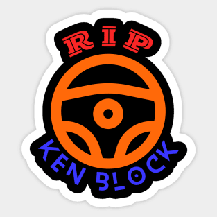 RIP Ken Block Sticker